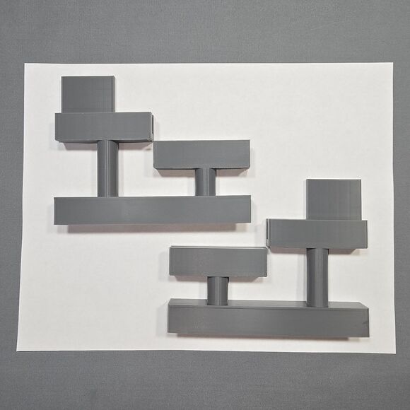 Aquarium Hydroponic Light Risers Staggered Teared Extended Dual Tab Rimmed Tanks - Picture 7 of 12